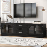 ZUN U-Can 68.9'' Modern Minimalist TV Stand for TVs up to 75 Inches, Entertainment Center Media Console N724P198482B