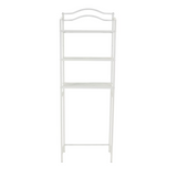 3-Tier Metal Over the Toilet Bathroom Storage Shelf, White 01877577