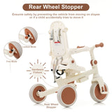 7 in 1 Baby Tricycle, Foldable Toddler Tricycle with Removable and Adjustable Parent Handle, Toddler N726P248345O