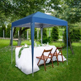 ZUN 2 x 2m Practical Waterproof Right-Angle Folding Tent Blue 71010202