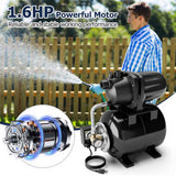 1200 W Garden Water Pump Shallow Well Pressurized IrrigationShallow Well Pump 1000GPH Max Flow 20494277