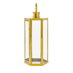 ZUN FRANK 23"H STAINLESS STEEL LANTERN 72191.00GLD