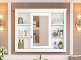 42'' Wall Mounted Bathroom Storage Cabinet, Medicine Cabinet, Modern Bathroom Wall Cabinet with N710P363544K