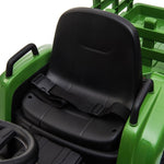 ZUN 12V Kids Ride On Tractor with Trailer, Battery Powered Electric Car w/ Music, USB, Music, LED W2181137374