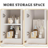 Makeup Vanity Desk with Mirror and Lights, White Vanity Table with Power Outlet and 3 Lighting 36486107