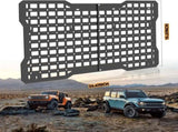 OFF ROAD Tailgate Storage Panel Tailgate Molle Panel Steel Cargo Shelf Storage Luggage Holder W2801P236408