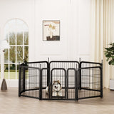 ZUN Dog Playpen Outdoor, 8 Panel Dog Fence 31.'' Pet Pen for Small Dogs Pet Exercise Pen for W1162P189319