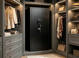 Gun Safe for Rifles & Handguns, Keypad Lock Security Storage Cabinet, Home Firearm Safe, Black, 13875645