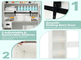 Toilet Storage Cabinet White 14408836