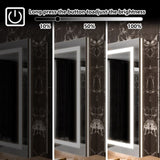 Smart LED Medicine Cabinet with Built-in High-Power Outlet 36*36inch Stepless Dimming & Anti-Fog W637P148122
