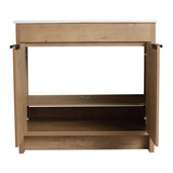 36" Freestanding Bathroom Vanity & 2 Soft-Close Cabinet Doors ,Only Vanity without W999113510