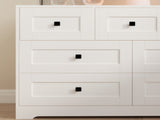Chest Of Drawer with 7 drawers white color farm door W2139P241088
