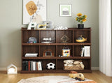10-shelf Bookcase,Walnut W331P236404