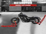 Motorcycle Stand Lift 440lbs Front Rear Combo Stand Lift Stand Front Wheel Fork Stand Rear UK Fork W1102P336230