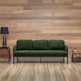 3 Seater Green Polyester Fabric Sofa, Modern Upholstered Sofa, Comfy Small Couches for Small Space W1164P239081