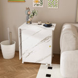 4-in-1 Folding Sewing Table with Lockable Wheels Multi-Functional Craft Station, End Table, W2700P311798