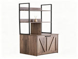 Wooden Cat Box Cabinet 31931775