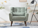 Modern Accent Chair,Teddy Fabric Living Room Chairs Comfy Reading Chair,Mid Century Accent Chair, W1028P236473