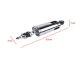 2Pcs Rear Suspension Shocks Adjustable Chrome Fits for Harley Softail Fatboy 2000-2017 19516846