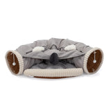 Collapsible Cat Tunnel Bed for Indoor Cats, Washable Cat Hide Tunnel with Hanging Toys and Cushion W2181P155137