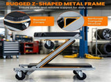 40" 2-in-1 Mechanic Creeper Seat with 360&deg Swivel Casters, Heavy Duty Metal Frame Auto Repair 77919436
