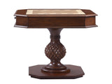 Cherry Game Table with Pedestal Base B062P189143