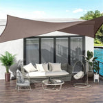 ZUN Shade Sail Cloth /Shade Sail Canopy -AS （Prohibited by WalMart） 03648638