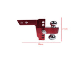 Adjustable Red Trailer Hitch Fits 2" Receiver 6" Drop Solid Tube Hitch 12500 LBS 16289842