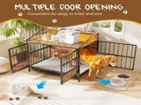 Multi-function Furniture Style Dog Crates Storage, Dog Crate Furniture Large Wooden Dog Kennel W840P291740