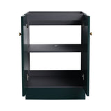 24" Freestanding Bathroom Vanity & 2 Soft-Close Cabinet Doors -Excluding Sink W999P241071