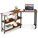 ZUN Mobile office desk, sofa side table 48074807