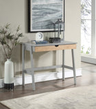Hilton Desk In Gray/Natural 29281-GYN