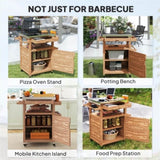 Outdoor Bar Cart Grill Table 50971937