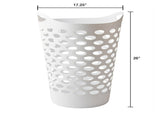(3 pack) Flexible Round Laundry Hamper, White Plastic (Shipment from Walmart) 28762498