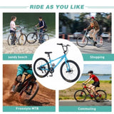 Freestyle Kids Bike Double Disc Brakes 26 Inch Children's Bicycle for Boys Girls Age 12 Years W1019124188