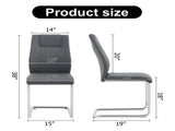 Modern Dining Chairs with Faux Leather Padded Seat Dining Living Room Chairs Upholstered Chair with W1151P490192