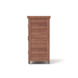 Potting Bench with Storage Cabinet and Metal Table Top for Outdoor Patio, Garden Furniture Wood 32240140