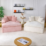 51 - inch Comfort - bearing Sofa Two Pillows and One Backrest, Suitable for Multiple Scenarios in W3371P326404
