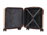 14"/20" 2 pcs/set in ABS Spinner Wheel Luggage, with Combination Lock,14" Cosmetic Case W2787P337451