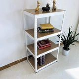 ZUN Storage Shelves - 4 Tier Adjustable Garage Storage Shelving, Heavy Duty Metal Storage Utility Rack 91139985