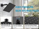 Shower Faucet With Storage Rack 8-inch Rain Shower Head Shower decoration kit with single spray 52489755