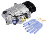 A/C Compressor w/ Clutch for Audi Q7 2007-2010 Touareg 2007-2017 V6 3.6L 7SEU17C 7L6820803D 12428774