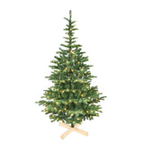 Artificial 5ft Green LED-lit Christmas Tree with 403PE/PVC Mixed Branch Tips,Hinged Premium & 51286305