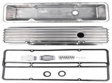 Finned Aluminum Tall Valve Covers with Bolts for Chevrolet Small Block 283 302 305 327 350 400 37643578