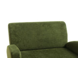 Lounge chair, accent chair, 28.15-inch Velvet Fabric Decorative Sofa, with Four Birch Legs, Suitable W2901P463303