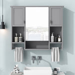 ZUN 35'' x 28'' Modern Wall Mounted Bathroom Storage Cabinet, Bathroom Wall Cabinet with Mirror, WF317173AAE