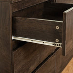 ZUN Drawer dresser cabinet, sideboard, bar counter, buffet counter, table lockers, three plus three W679P252066