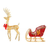 74*20*120cm 30.00V 3.60W Golden Deer Sled Iron Frame Cotton Thread Green Onion Powder Courtyard 35098534
