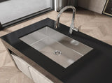 Stainless Steel Kitchen Sink, 30x19 Drop In Single Bowl, Undermount Handmade Sink in Brushed 99693634