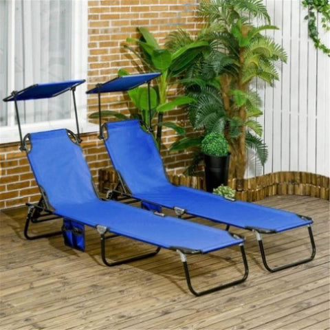 ZUN Folding Lounge Chairs / beach chair （Prohibited by WalMart） 48605391